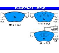 ATE 13.0460-7140.2 Brake pad set