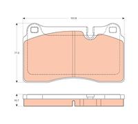 FRONT BRAKE PAD SET DISC BRAKE FITS: ASTON MARTIN VANTAGE VANTAGE 4.7 V8S/4.3