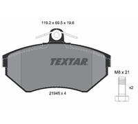 FRONT BRAKE PAD SET DISC BRAKE FITS: AUDI A4 B5 SEDAN 1.6/1.8/1.9 TDI/1.8 QUA