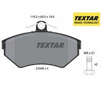 FRONT BRAKE PAD SET DISC BRAKE FITS: AUDI A4 B5 SEDAN 1.6/1.8/1.9 TDI/1.8 QUA