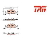 FRONT BRAKE PAD SET DISC BRAKE FITS: AUDI A4 B9 1.4 TFSI/2.0 TFSI/2.0 TFSI QU