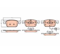 FRONT BRAKE PAD SET DISC BRAKE FITS: AUDI A4 / S4 B9 1.4 TFSI/2.0 TFSI/2.0 TF