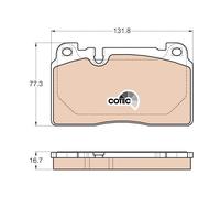 FRONT BRAKE PAD SET DISC BRAKE FITS: AUDI A6 / S6 C7 2.0 TDI/1.8 TFSI/2.0 TFS