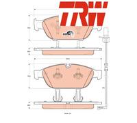 FRONT BRAKE PAD SET DISC BRAKE FITS: AUDI A7 / S7 SPORTBACK 3.0 TDI/3.0 TDI Q