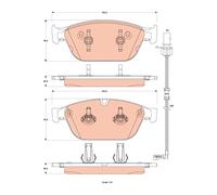 FRONT BRAKE PAD SET DISC BRAKE FITS: AUDI A8 / S8 D4 6.3 W12 QUATTRO/3.0 TFSI