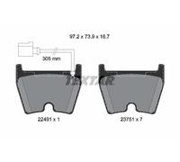 FRONT BRAKE PAD SET DISC BRAKE FITS: AUDI Q3 RS 2.5 QUATTRO/RS PERFORMANCE 2.