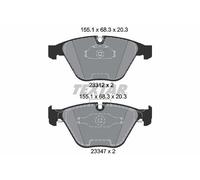 FRONT BRAKE PAD SET DISC BRAKE FITS: BMW 1 COUPE M.BMW 3 COUPE M3/M3 GTS.BMW