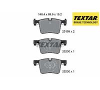 Textar Car Brake Pad Front Prepared For Wear Indicator For BMW 2519901