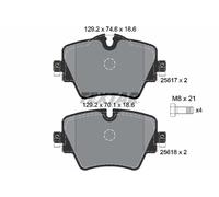 FRONT BRAKE PAD SET DISC BRAKE FITS: BMW 2 MONOCAB 218 I/225 I/220 D/220 D XD