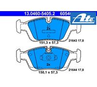 FRONT BRAKE PAD SET DISC BRAKE FITS: BMW 3 SEDAN 316 I/318 I/318 IS/320 I/325