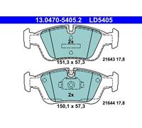 ATE 13.0470-5405.2 Brake pad set