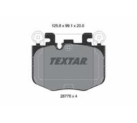 TEXTAR 2677601 Brake pad set