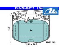 Brake Pad Set For Toyota SUPRA BMW Z4 X7 X5 X4 X3 i4 7 34116888457