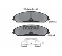FRONT BRAKE PAD SET DISC BRAKE FITS: CHRYSLER 300C SEDAN 3.0 V6 CRD/2.7/5.7/3
