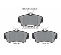 FRONT BRAKE PAD SET DISC BRAKE FITS: CHRYSLER PT CRUISER WAGON 2.4/2.0/1.6/2.