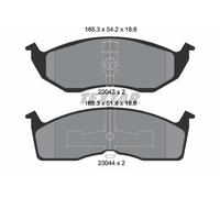 FRONT BRAKE PAD SET DISC BRAKE FITS: CHRYSLER VISION SEDAN 3.5 TSI.CHRYSLER V
