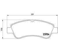Brake pads P 61 066X BREMBO for CITROËN PEUGEOT DS OPEL