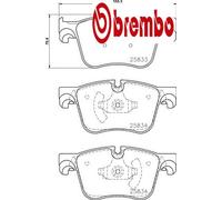 BREMBO P 61 127 Brake pad set