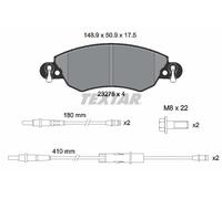 FRONT BRAKE PAD SET DISC BRAKE FITS: CITROËN C5 I 1.8 16V I
