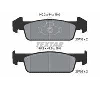 FRONT BRAKE PAD SET DISC BRAKE FITS: DACIA SANDERO II 1.2/1.2 LPG/1.6/1.0 SCE