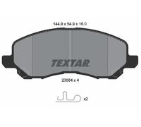 FRONT BRAKE PAD SET DISC BRAKE FITS: DODGE AVENGER SALOON 2.7/2.0/2.0 CRD/2.7