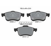 FRONT BRAKE PAD SET DISC BRAKE FITS: FITS FOR FIAT 500L 1.6 D MULTIJET /1.4 /