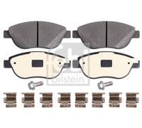 FRONT BRAKE PAD SET DISC BRAKE FITS: FITS FOR FIAT DOBLO MONOCAB 1.3 JTD 16V