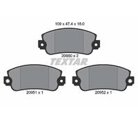 FRONT BRAKE PAD SET DISC BRAKE FITS: FITS FOR FIAT PANDA 750/800/900/950 4X4/