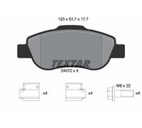 FRONT BRAKE PAD SET DISC BRAKE FITS: FITS FOR FIAT PANDA / PANDA CLASSIC 1.2