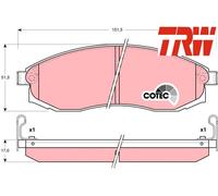 FRONT BRAKE PAD SET DISC BRAKE FITS: FITS FOR NISSAN MAXIMA IV SALOON 2.0/3.0