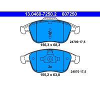 FRONT BRAKE PAD SET DISC BRAKE FITS: FITS FOR RENAULT LATITUDE 3.0 DCI 240 /1