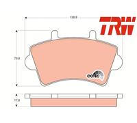 FRONT BRAKE PAD SET DISC BRAKE FITS: FITS FOR RENAULT MASTER II VAN 2.5 D/2.8