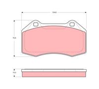 FRONT BRAKE PAD SET DISC BRAKE FITS: FITS FOR RENAULT MEGANE II 2.0 FITS FOR