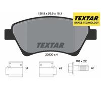 FRONT BRAKE PAD SET DISC BRAKE FITS: FITS FOR RENAULT MEGANE II GRANDTOUR 1.9