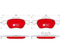 FRONT BRAKE PAD SET DISC BRAKE FITS: FITS FOR RENAULT MEGANE II GRANDTOUR 1.9