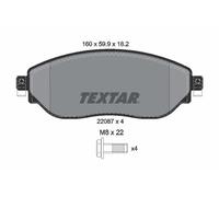 FRONT BRAKE PAD SET DISC BRAKE FITS: FITS FOR RENAULT TRAFIC III VAN 1.6 DCI