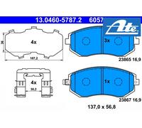 BRAKE PAD SET DISC BRAKE 13.0460-5787.2 FOR SUBARU FORESTER/II/IV IMPREZA/III