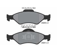 FRONT BRAKE PAD SET DISC BRAKE FITS: FORD FIESTA MK IV 1.3 I/1.25 I 16V/1.8 D