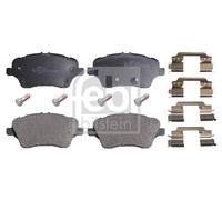 FRONT BRAKE PAD SET DISC BRAKE FITS: FORD FIESTA VI 1.25/1.4/1.6 TI/1.4 LPG/1