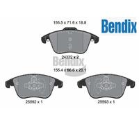 BRAKE PAD SET DISC BRAKE BPD1633 FOR FORD MONDEO/V/Turnier/Hatchback 1.0L 3cyl