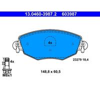 BRAKE PAD SET DISC BRAKE 13.0460-3987.2 FOR FORD MONDEO/III/Turnier/Clipper/Mk