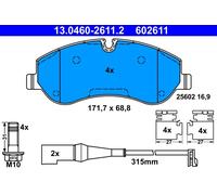 ATE 13.0460-2611.2 Brake pad set
