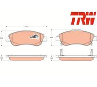 FRONT BRAKE PAD SET DISC BRAKE FITS: HONDA CR-V III WAGON 2.4 I-VTEC 4WD /2.0