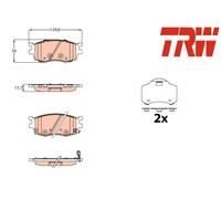 FRONT BRAKE PAD SET DISC BRAKE FITS: HYUNDAI I20 I 1.4 CRDI/1.2/1.4/1.6/1.6 C