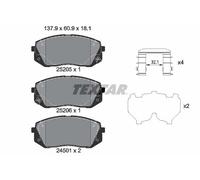 FRONT BRAKE PAD SET DISC BRAKE FITS: HYUNDAI I45 VI SALOON 2.4/2.0.HYUNDAI I4