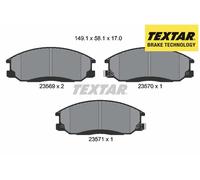 FRONT BRAKE PAD SET DISC BRAKE FITS: HYUNDAI SANTA FE I 2.7 4X4/2.4 16V/2.7 V