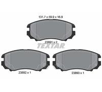 FRONT BRAKE PAD SET DISC BRAKE FITS: HYUNDAI SONATA IV SEDAN 2.7 I V6/2.4/2.0