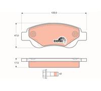 FRONT BRAKE PAD SET DISC BRAKE FITS: JAC YUEYUE 1.0/1.3.GLEAGLE PANDA 1.0/1.3