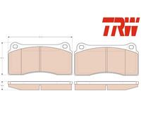 FRONT BRAKE PAD SET DISC BRAKE FITS: JAGUAR XK 8 CONVERTIBLE 4.0.JAGUAR XJ ES