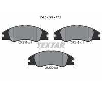 FRONT BRAKE PAD SET DISC BRAKE FITS: KIA SPECTRA I SALOON 1.6/2.0/2.0 CRDI/1.